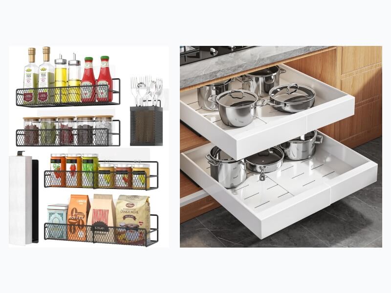 small apartment kitchen organizers