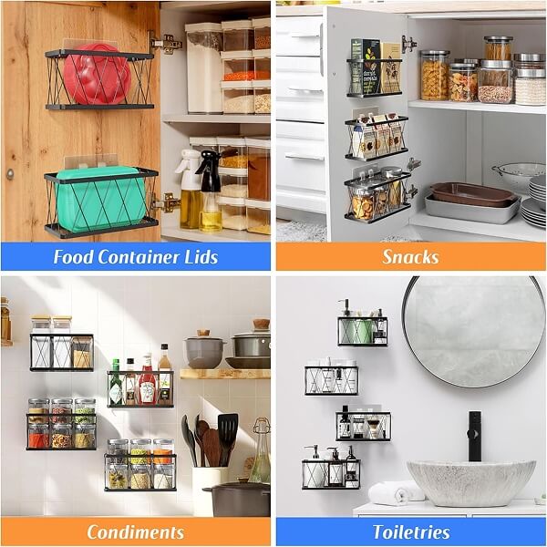 adhesive wall storage